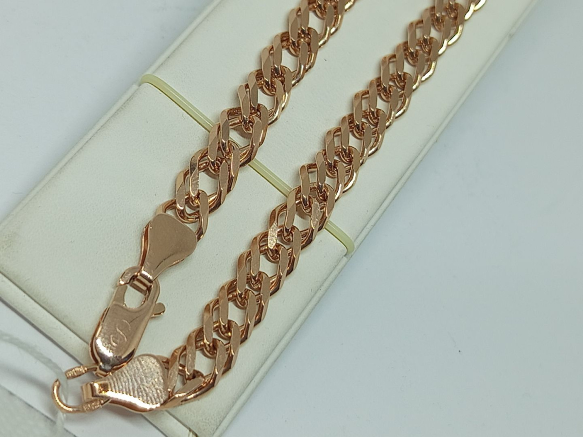 ЦЛР2585 ЦЕПЬ ПОЛНОВЕСНАЯ Ромб двойной (Au 585)