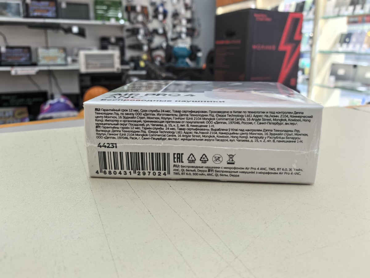 Наушники беспроводные Deppa 44231 Air Pro 4 ANC