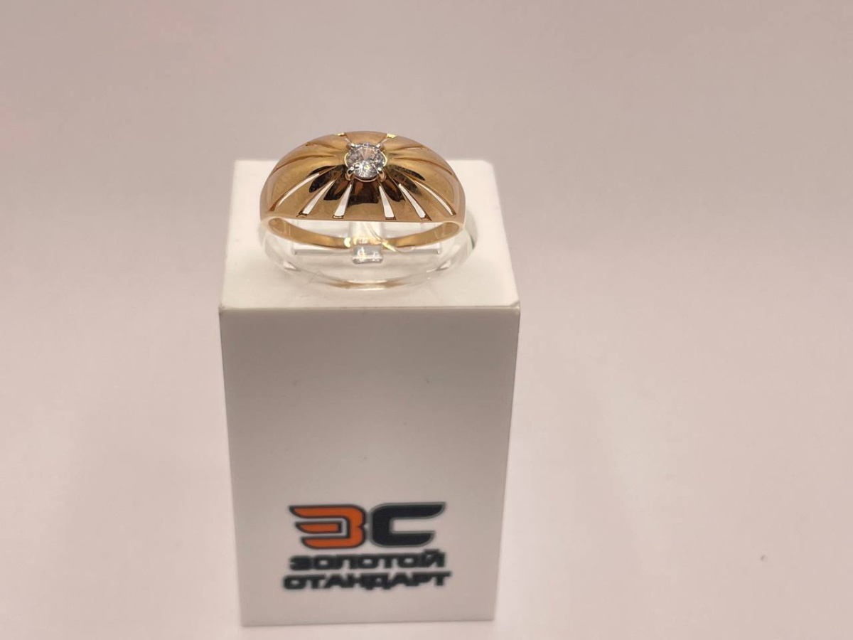 КОЛЬЦО С КАМНЕМ (Au 585)