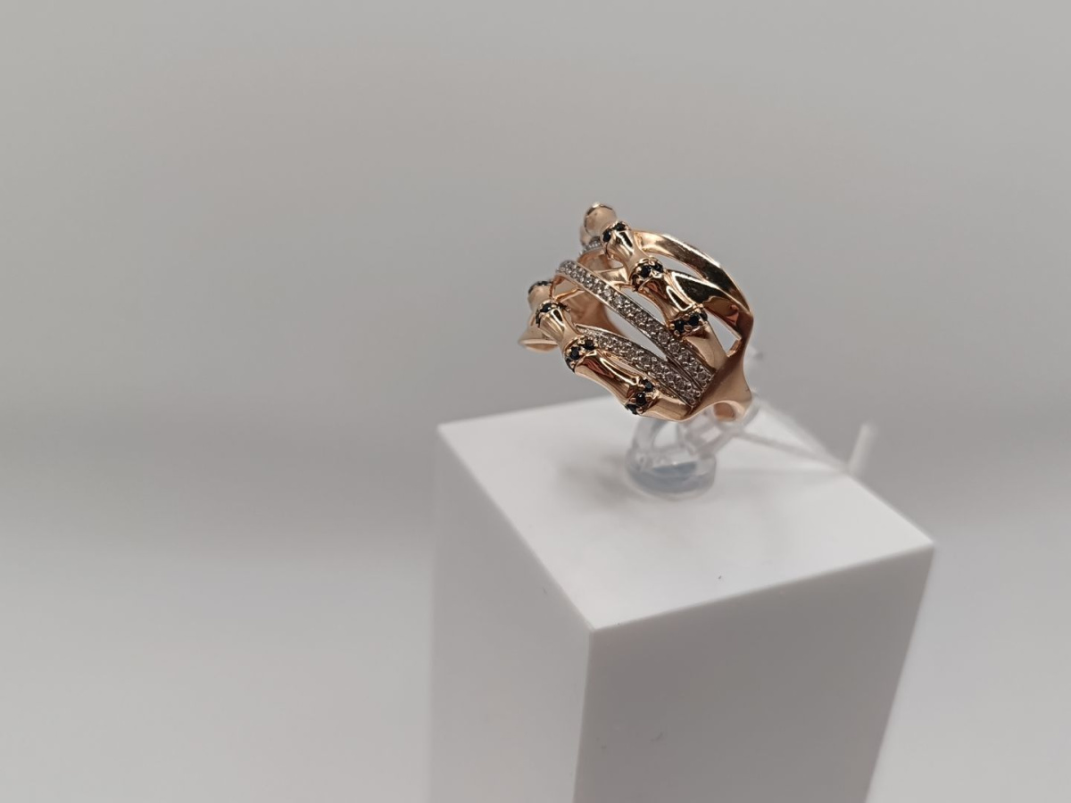 КОЛКМИ585 КОЛЬЦО С КАМНЯМИ (Au 585)