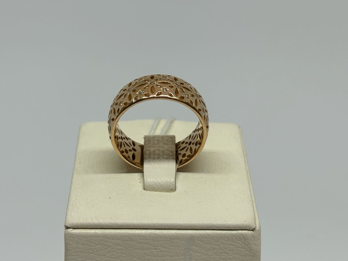 КОЛКМИ585 КОЛЬЦО С КАМНЯМИ (Au 585)