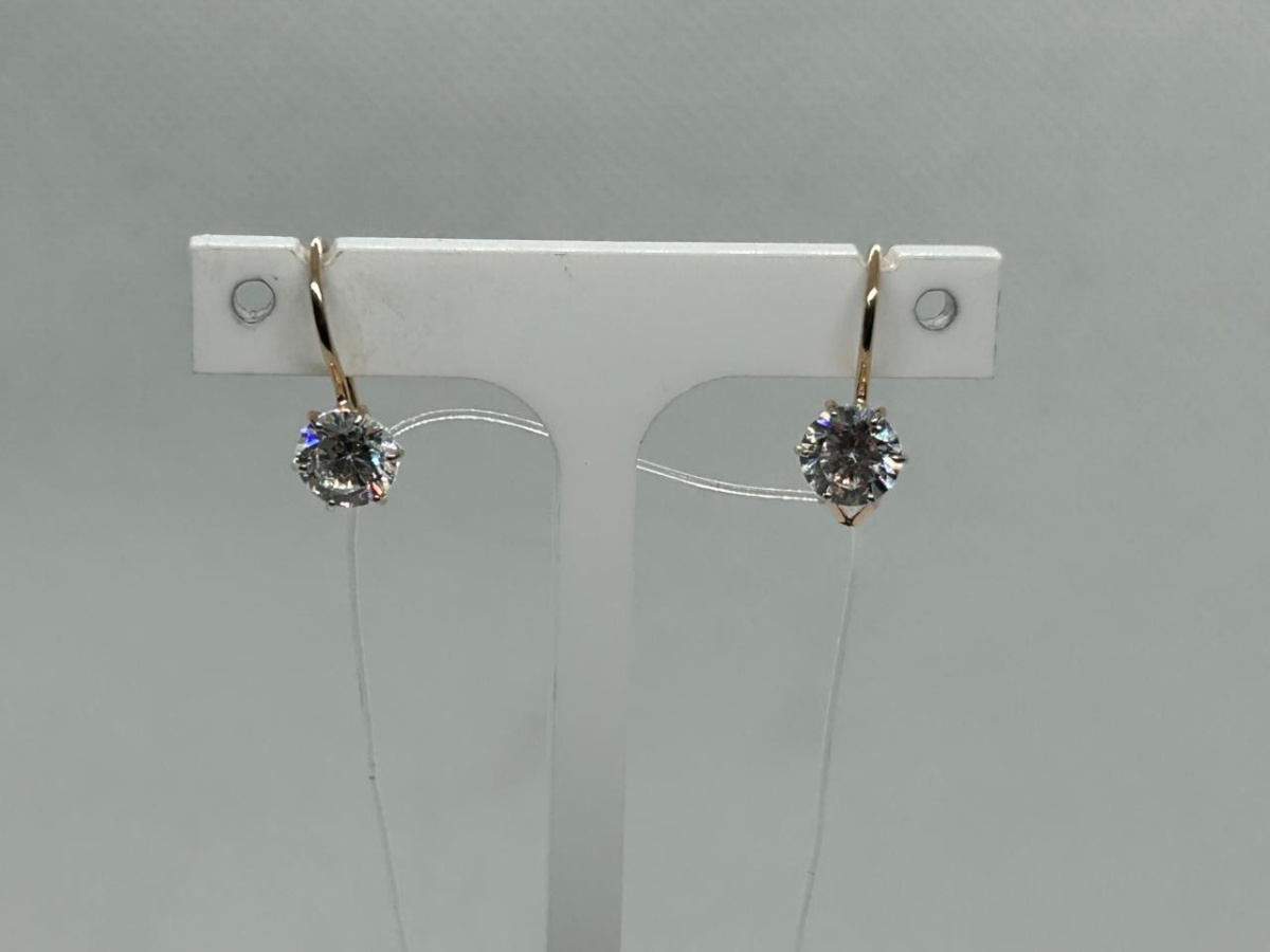 СЕРЬГИ С ПЕТЕЛЬКОЙ (Au 585)