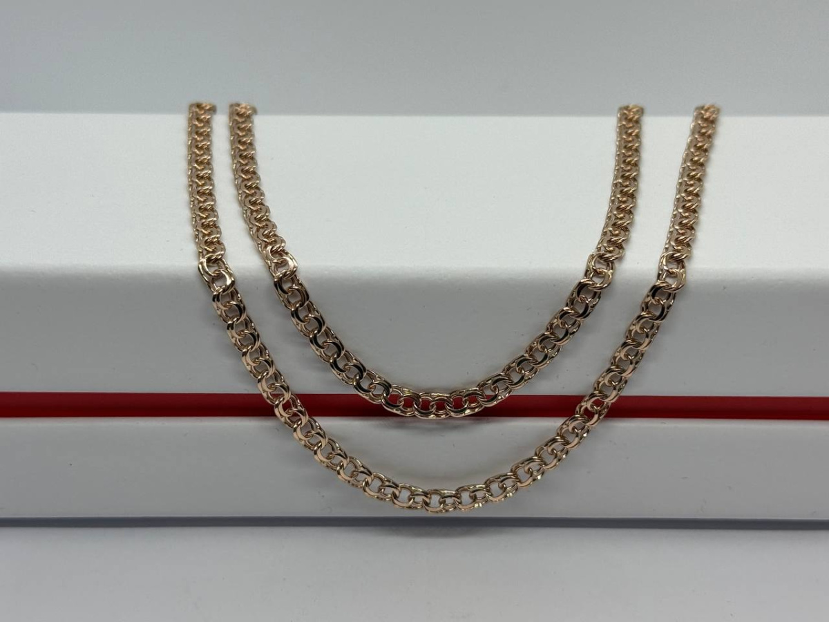 ЦЕПЬ ПОЛНОВЕСНАЯ Бисмарк (Au 585)