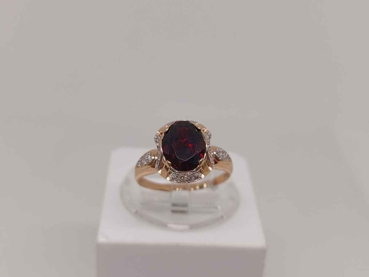 КОЛКМИ585 КОЛЬЦО С КАМНЯМИ (Au 585)