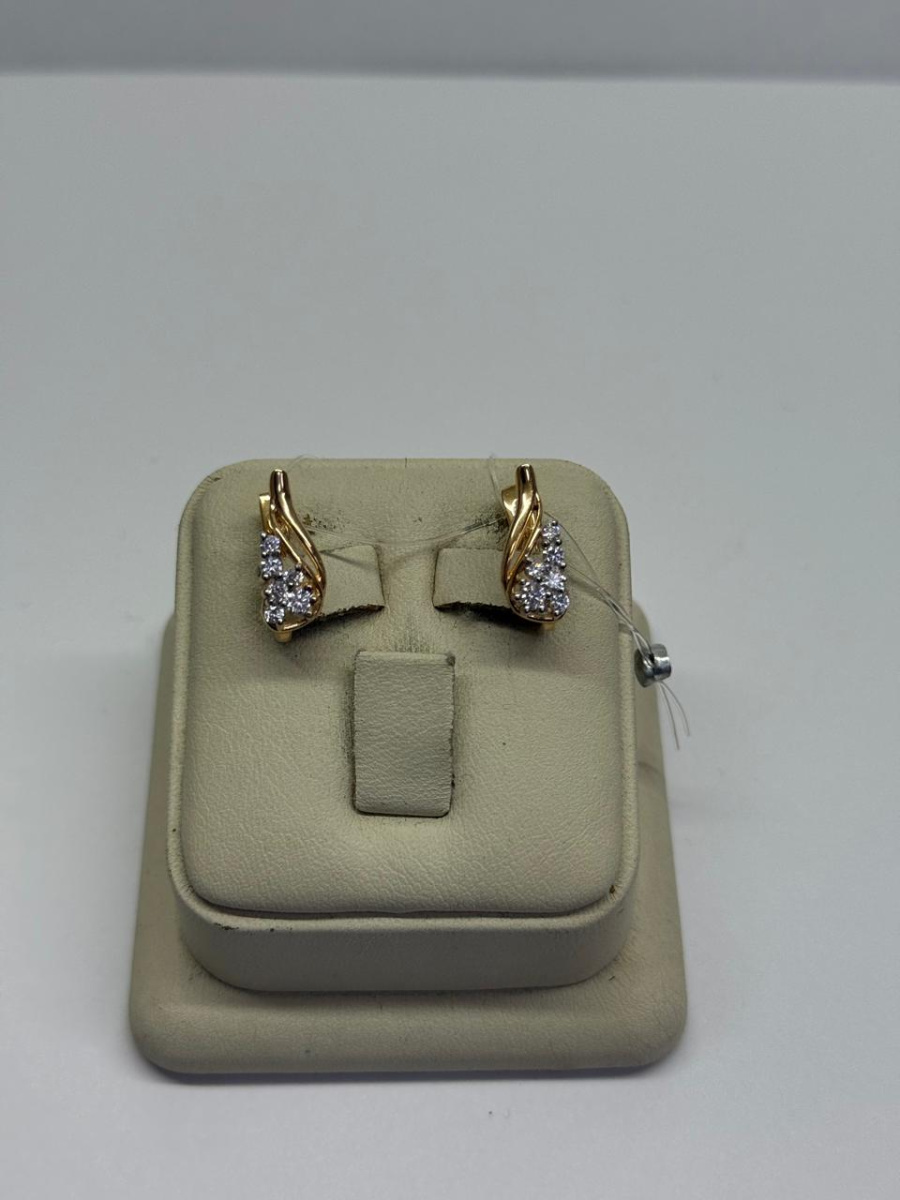 СЕРЬГИ С КАМНЯМИ (Au 585)