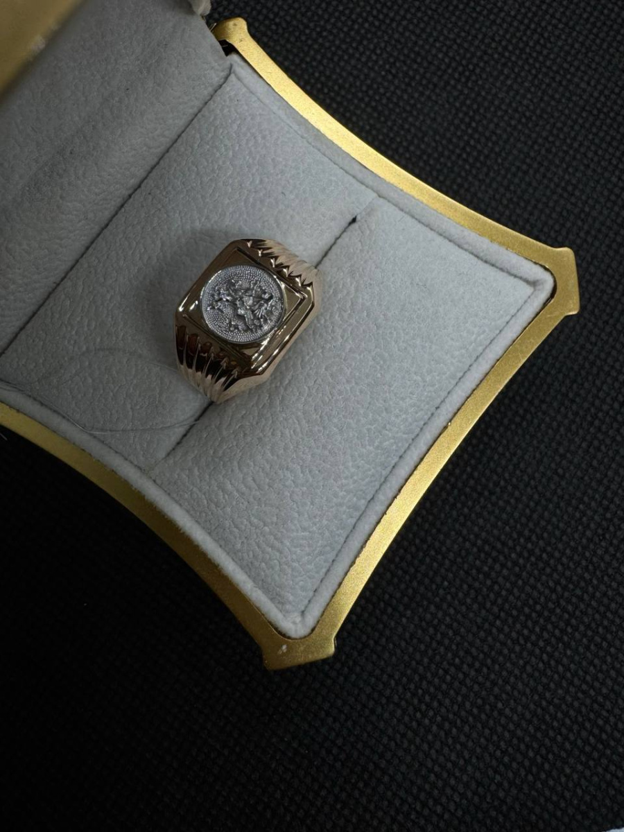 КОЛЬЦО ПЕЧАТКА без камня (Au 585)