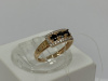 КОЛЬЦО С КАМНЯМИ (Au 585)