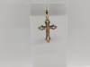ПОДВЕСКА КРЕСТ С КАМНЯМИ (Au 585)