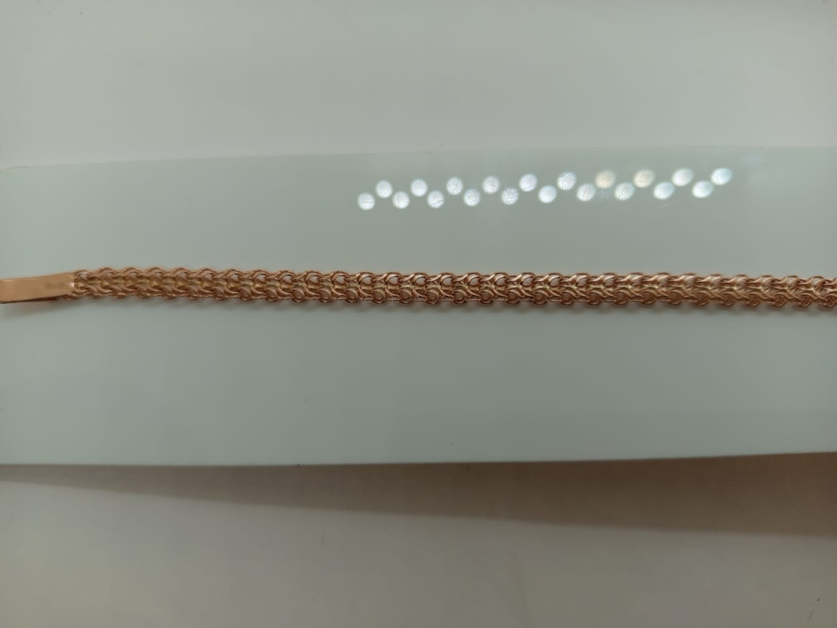 БРАСЛЕТ ПОЛНОВЕСНЫЙ Питон (Au 585)