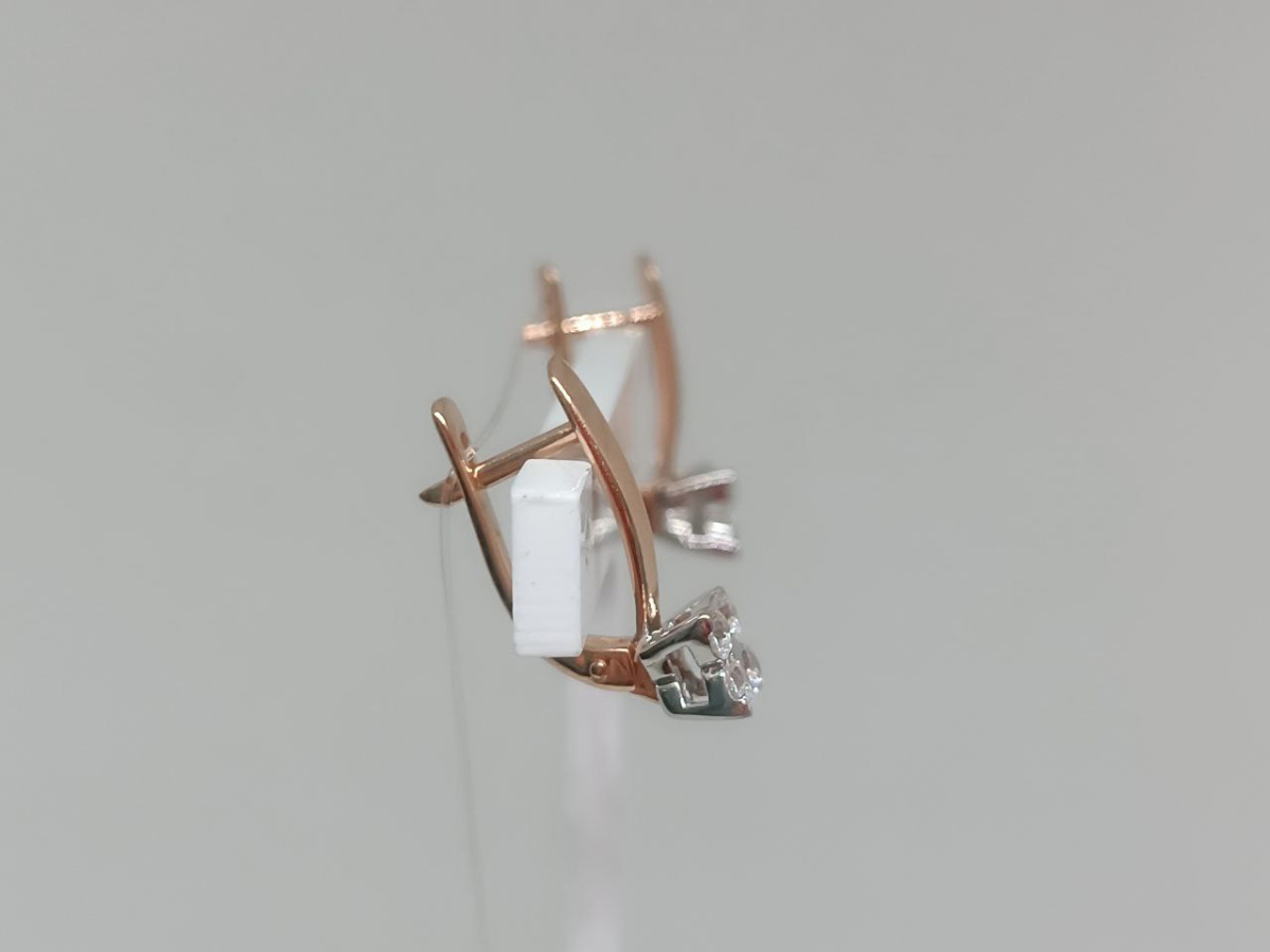 СЕРЬГИ С КАМНЯМИ (Au 585)