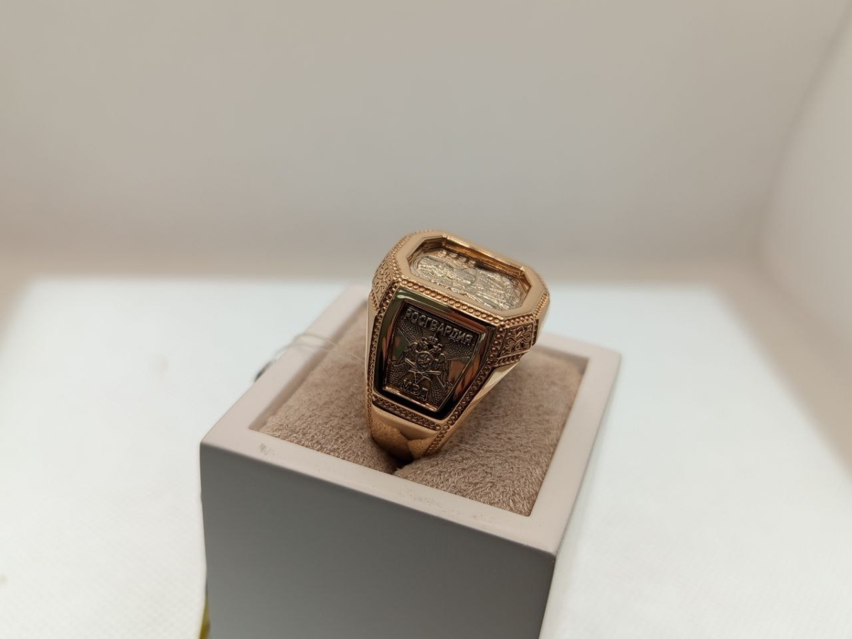 КОЛЬЦО ПЕЧАТКА без камня (Au 585)