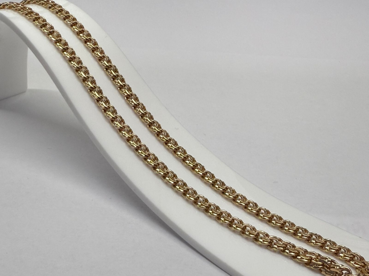 ЦЕПЬ ПОЛНОВЕСНАЯ Бисмарк (Au 585)