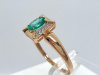 КОЛЬЦО Бриллиант, изумруд (Au 585)