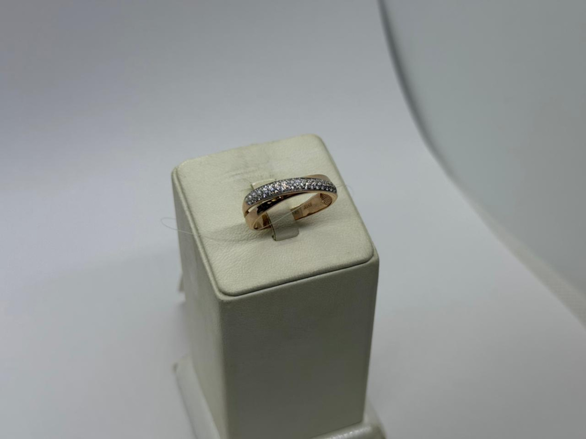 КОЛЬЦО С КАММНЯМИ (Au 585)