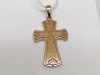 ПОДВЕСКА КРЕСТ БЕЗ КАМНЯ (Au 585)