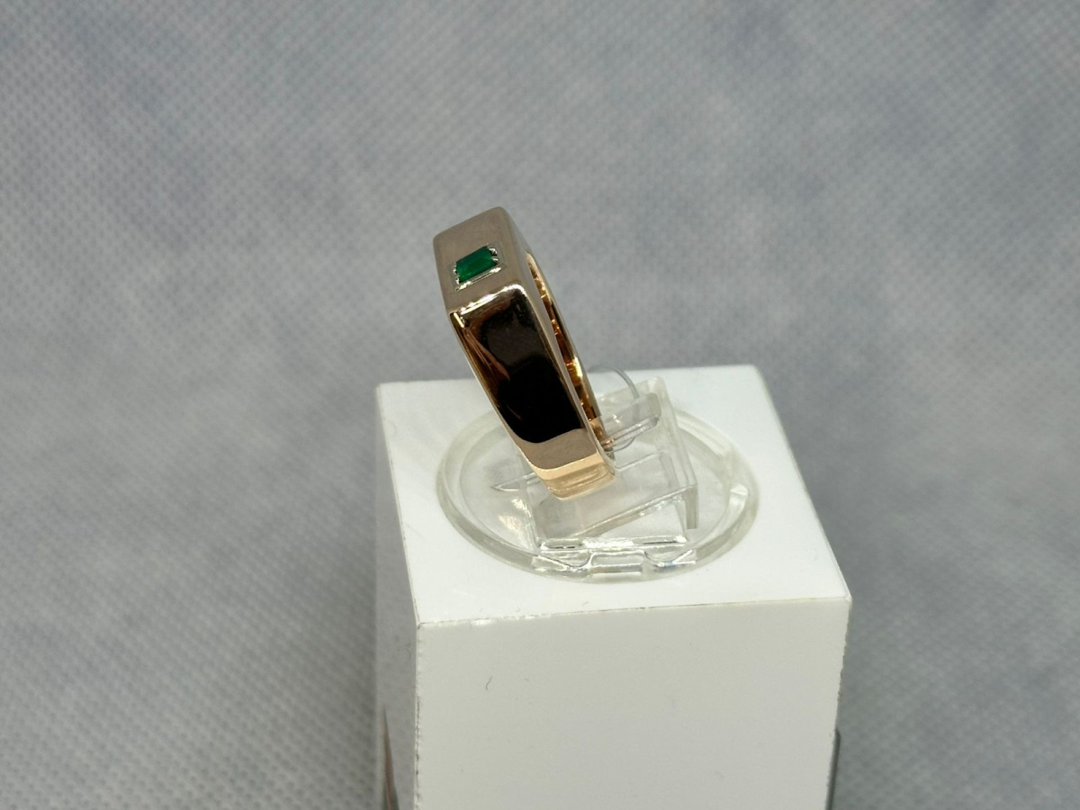 31-0309-О КОЛЬЦО ПЕЧАТКА с камнем (Au 585)