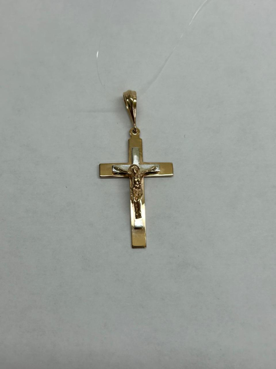 ПОДВЕСКА КРЕСТ (Au 585)