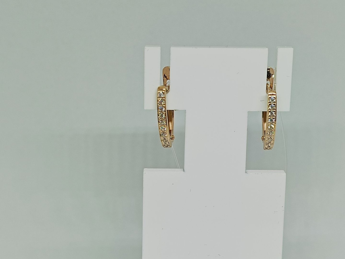 СЕРЬГИ С КАМНЯМИ (Au 585)