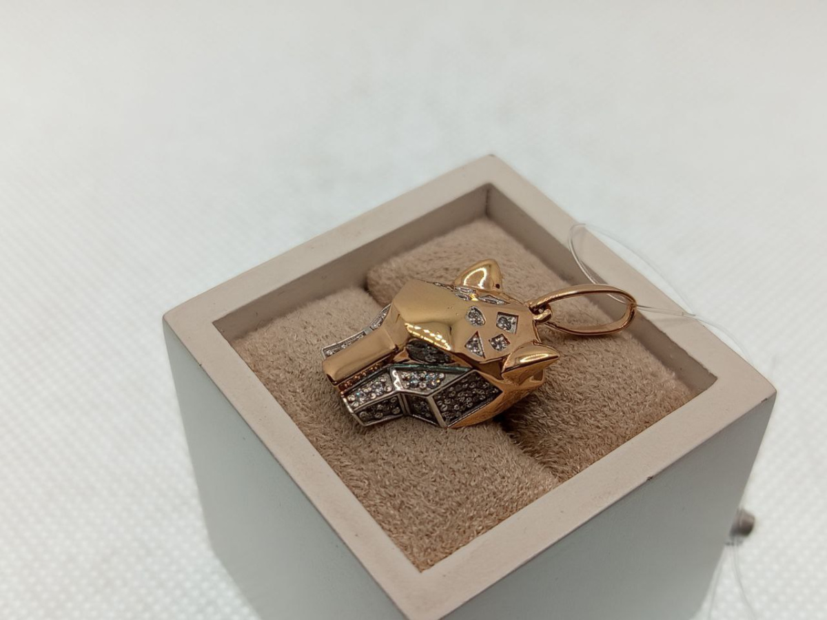 ПОДВЕСКА С КАМНЯМИ (Au 585)