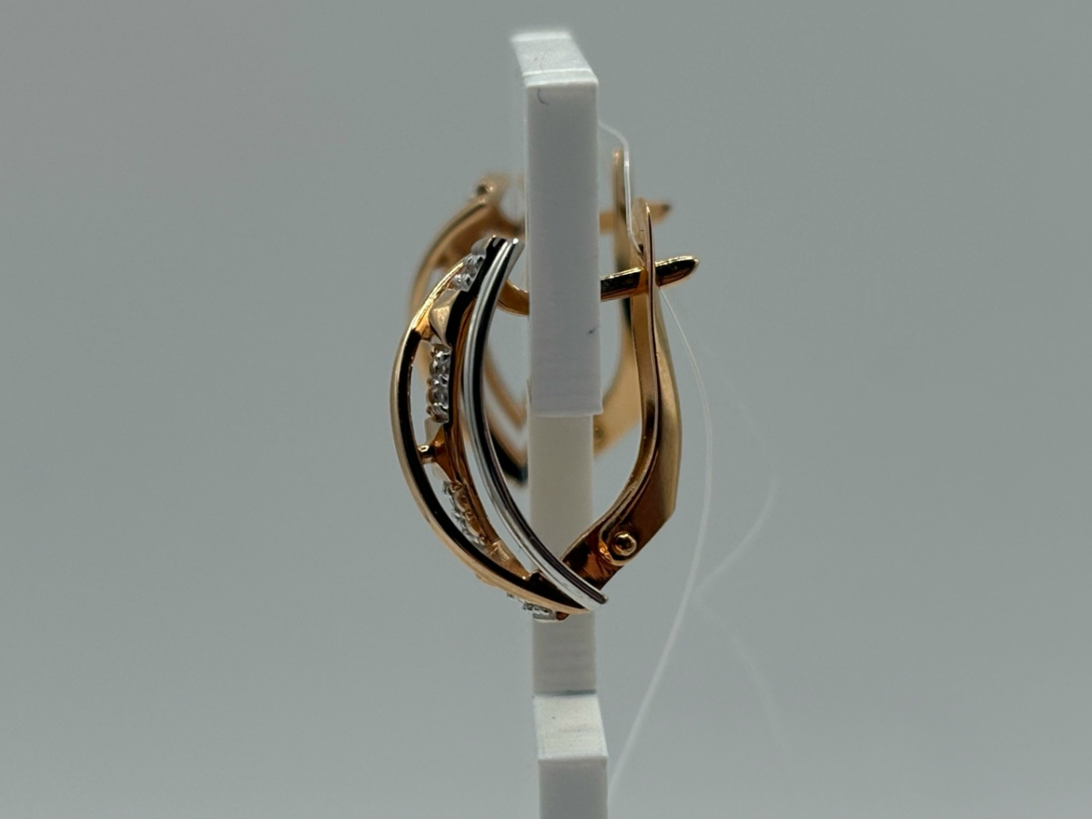 СЕРЬГИ С КАМНЯМИ (Au 585)