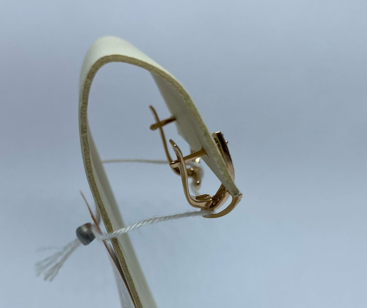 СЕРЬГИ С КАМНЯМИ (Au 585)