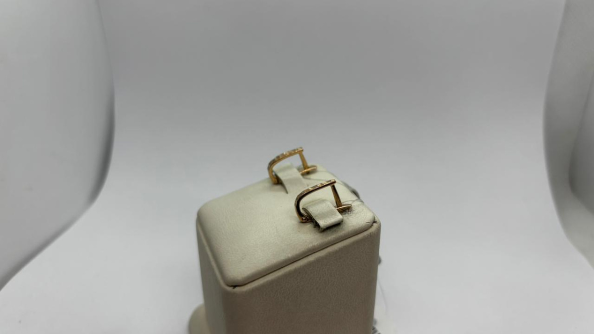 СЕРЬГИ БЕЗ КАМНЯ (Au 585)