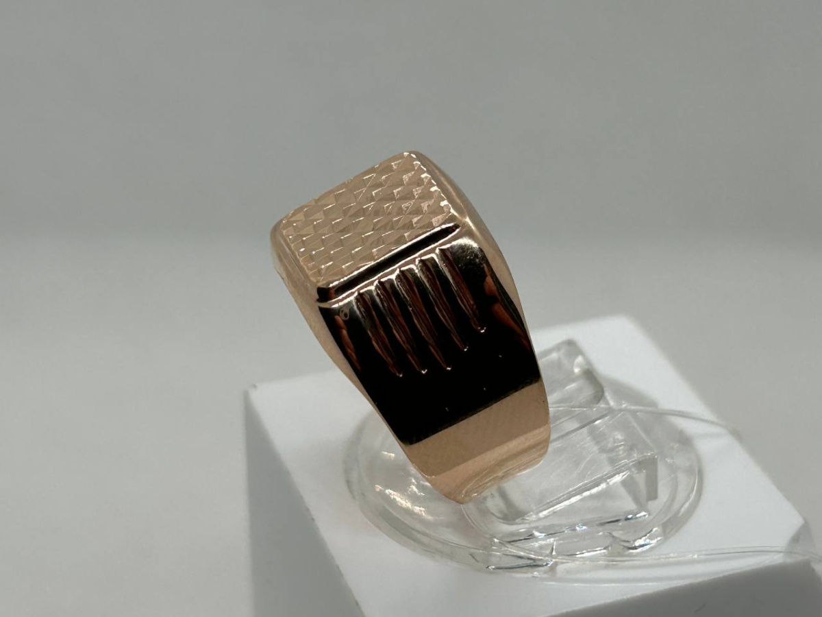 КОЛЬЦО ПЕЧАТКА без камня (Au 585)