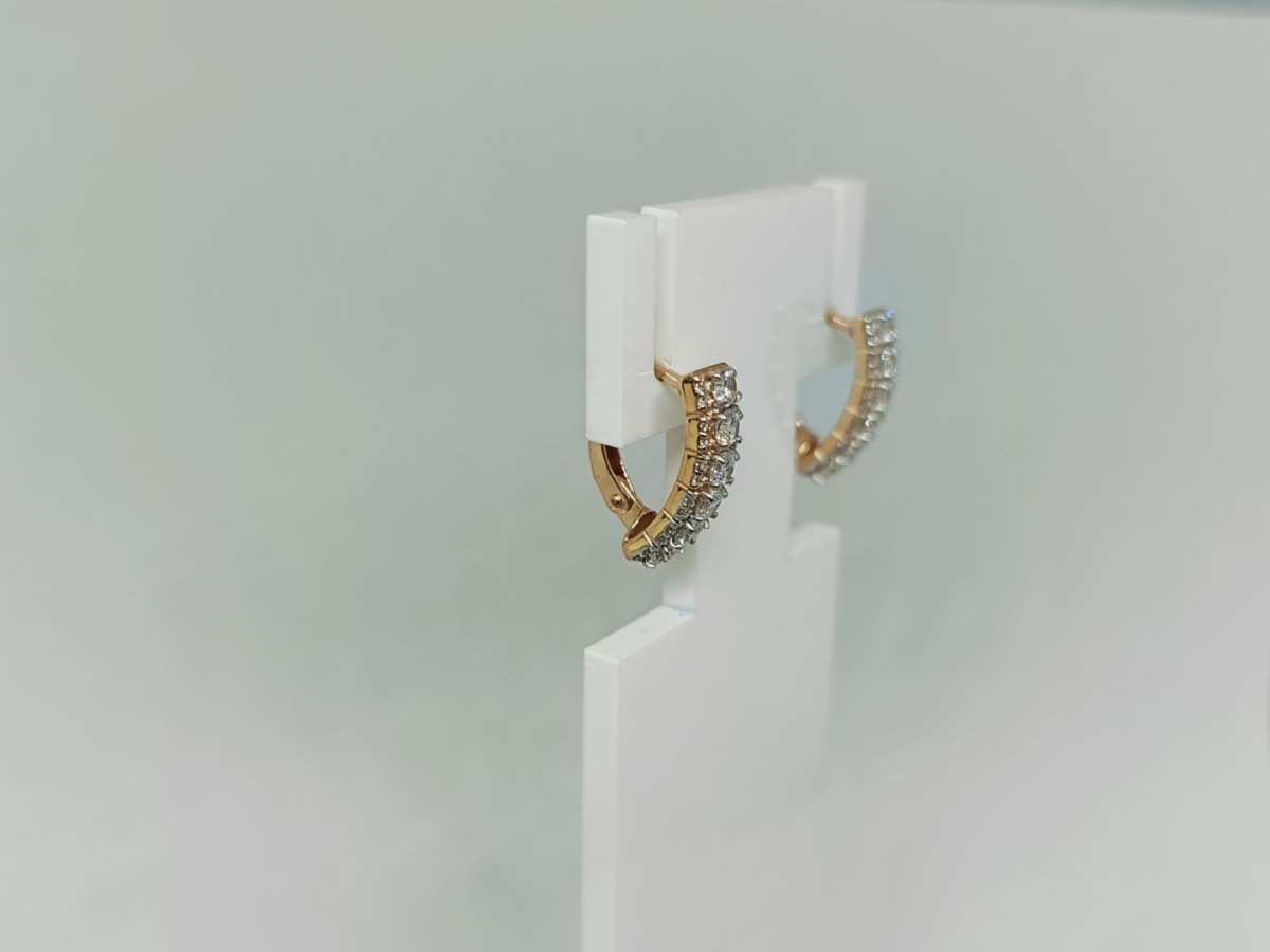 СЕРЬГИ С КАМНЯМИ (Au 585)