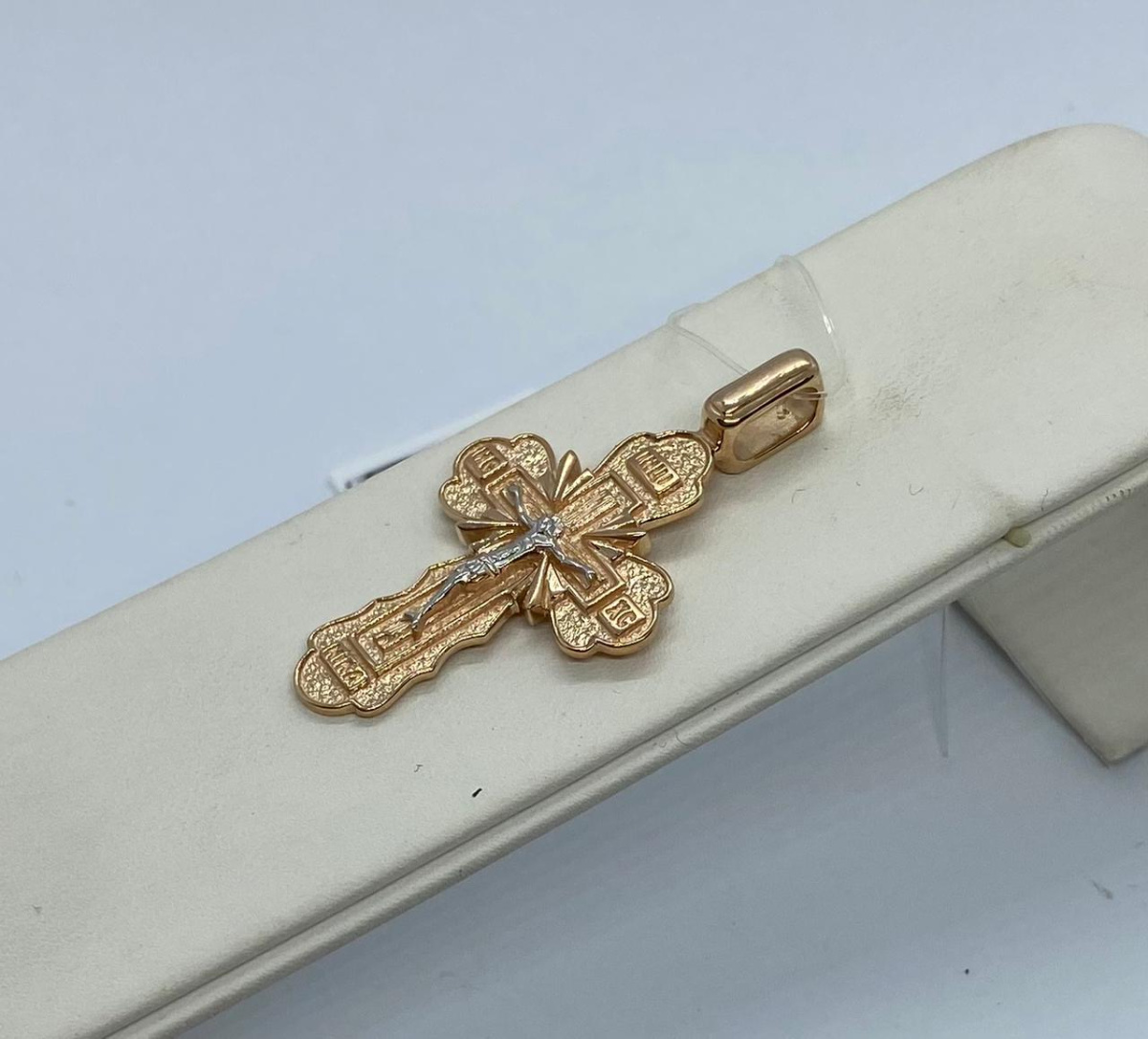 00-63-0028-00 ПОДВЕСКА КРЕСТ без камня (Au 585)