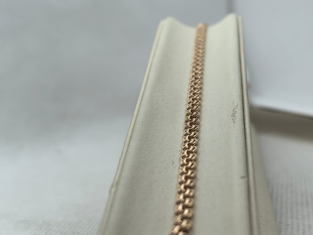 БЛБ585 БРАСЛЕТ ПОЛНОВЕСНЫЙ Бисмарк (Au 585)