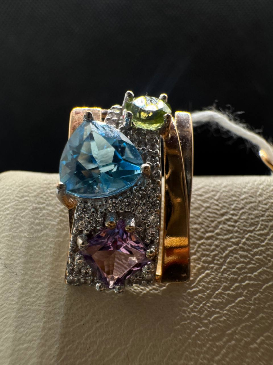 СЕРЬГИ С КАМНЯМИ (Au 585)