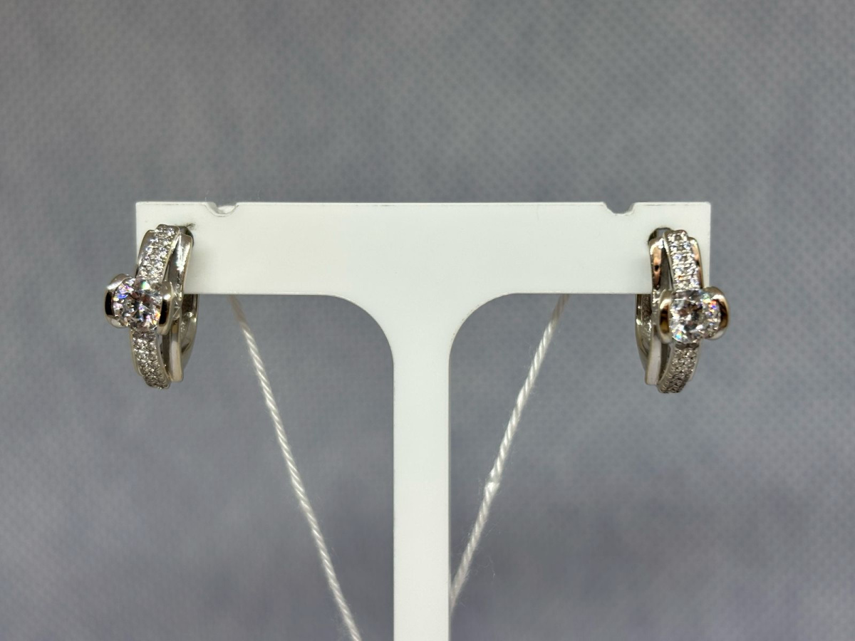 СЕРЬГИ С КАМНЯМИ (Au 585)