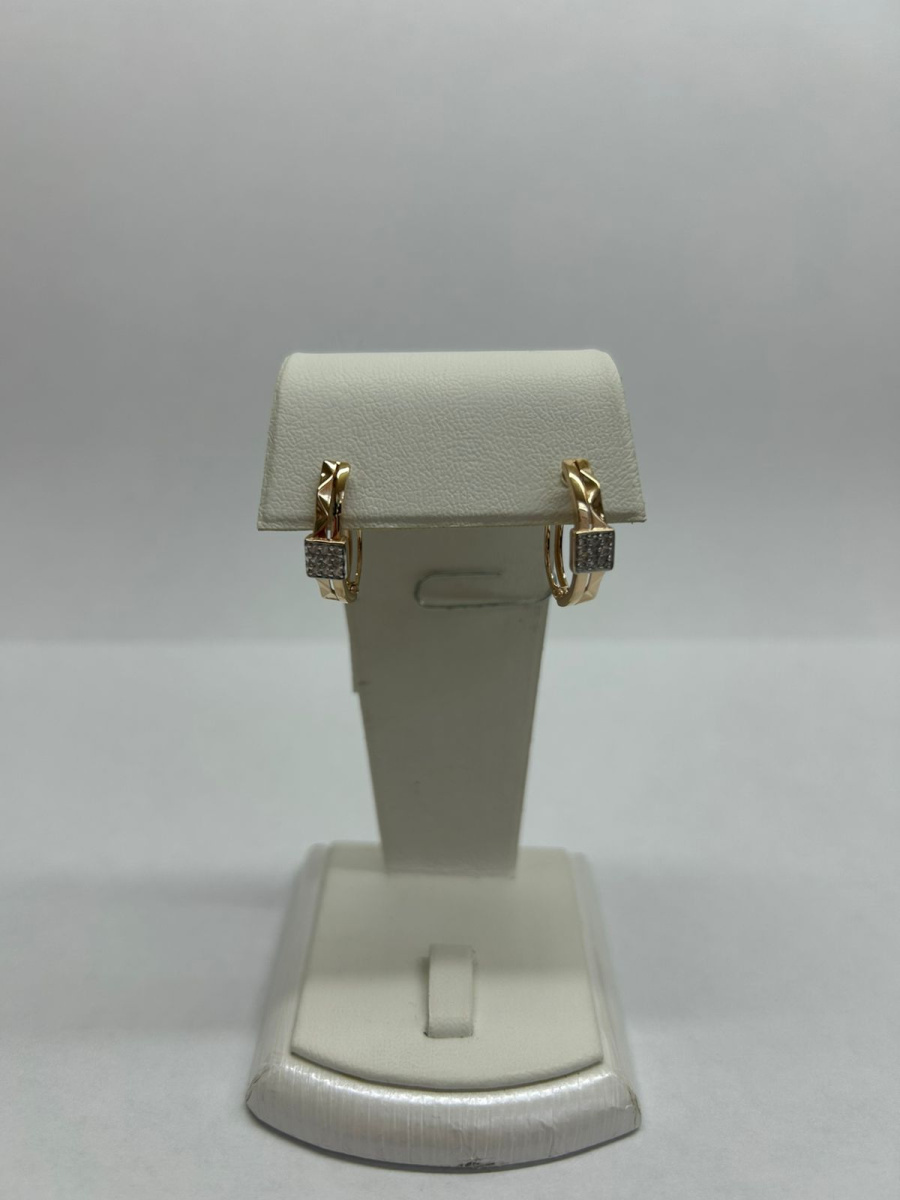 СЕРЬГИ С КАМНЯМИ (Au 585)