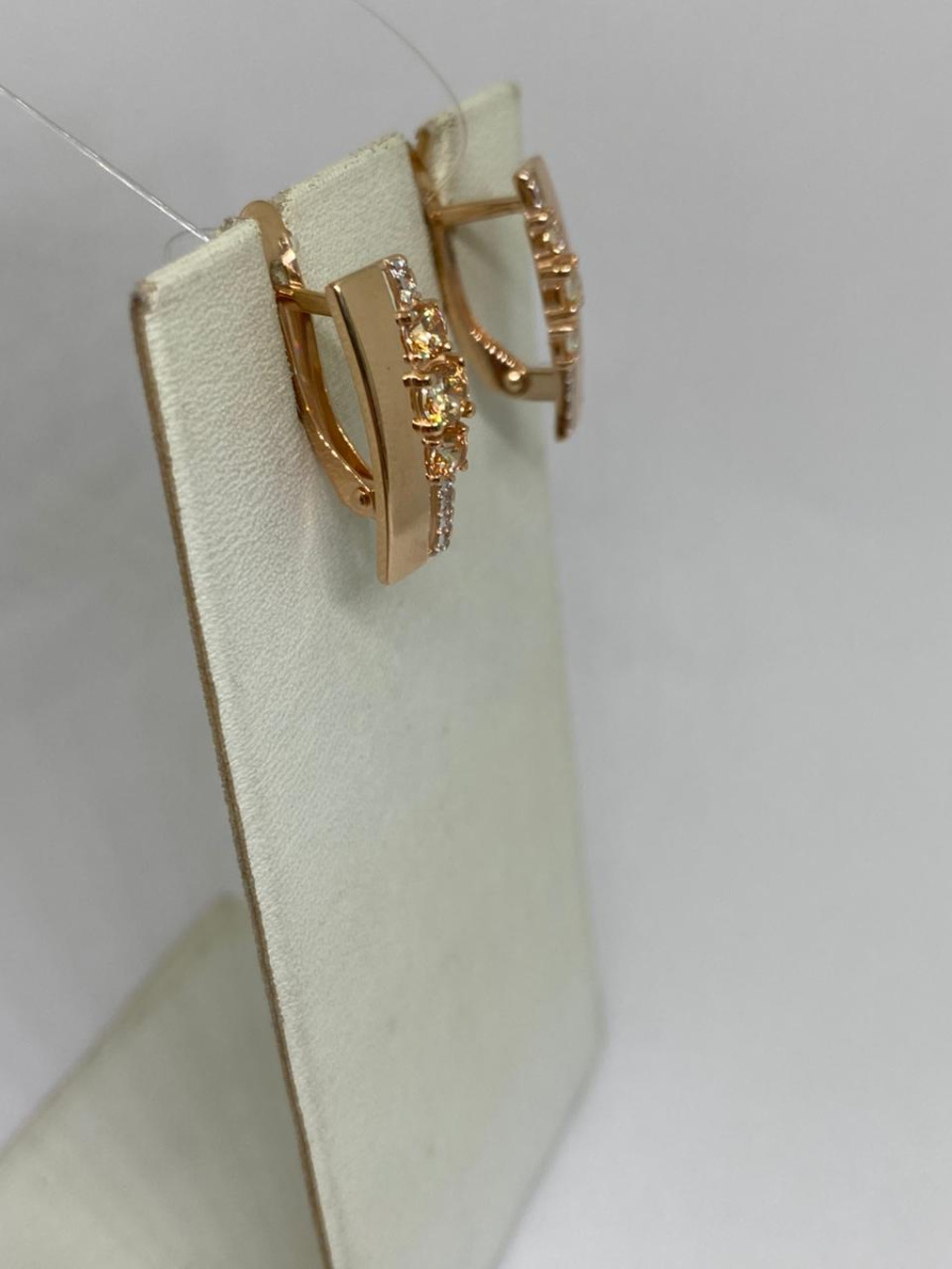 СЕРЬГИ С КАМНЯМИ (Au 585)