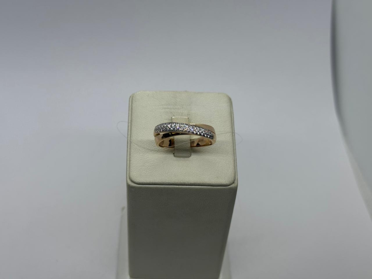 КОЛЬЦО С КАММНЯМИ (Au 585)