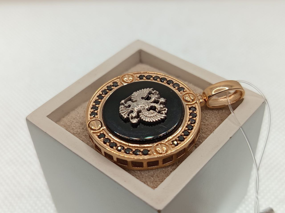 ПОДВЕСКА С КАМНЯМИ (Au 585)