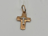 20-0153 ПОДВЕСКА КРЕСТ без камня (Au 585)
