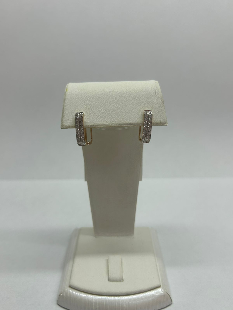 СЕРЬГИ С КАМНЯМИ (Au 585)