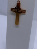 ПОДВЕСКА КРЕСТ БЕЗ КАМНЯ (Au 585)