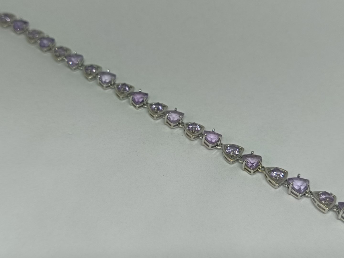 БРАСЛЕТ С КАМНЯМИ (Au 585)