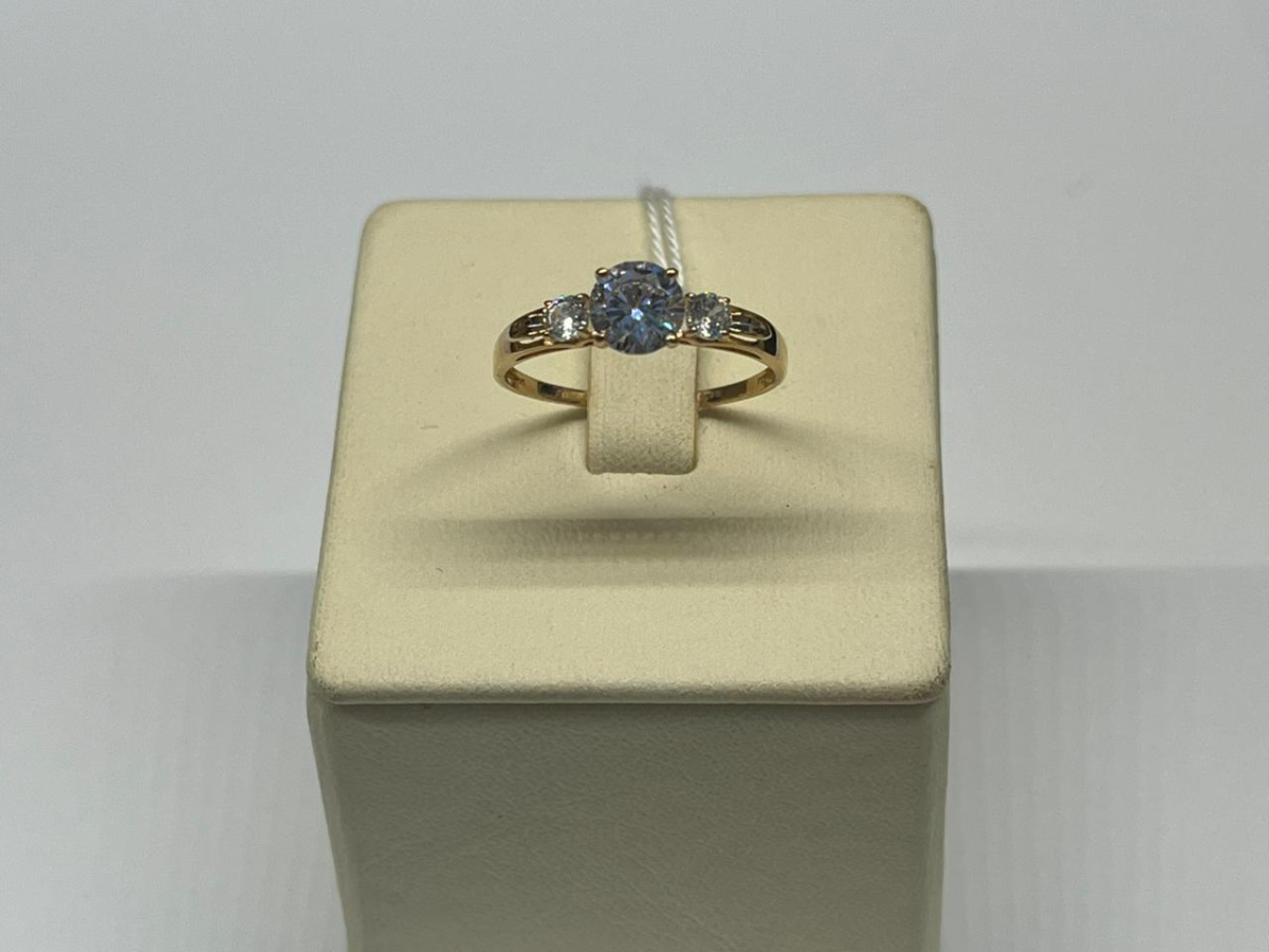 КОЛКМИ585 КОЛЬЦО С КАМНЯМИ (Au 585)