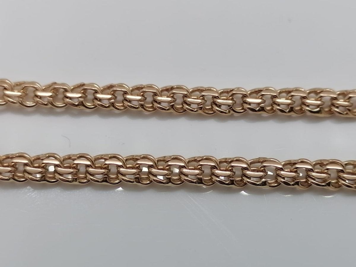 ЦЕПЬ ПОЛНОВЕСНАЯ Бисмарк (Au 585)