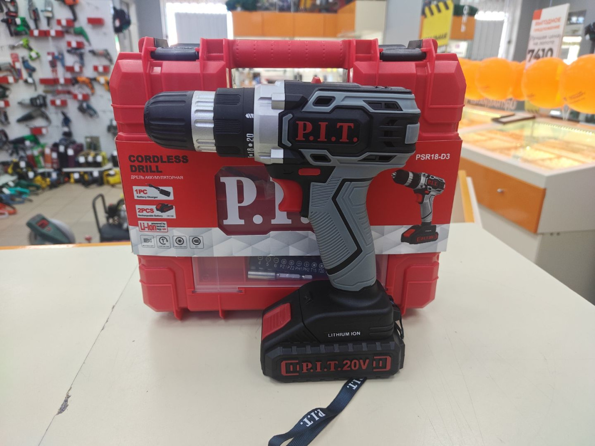 Шуруповерт P.I.T. PSR18-D3