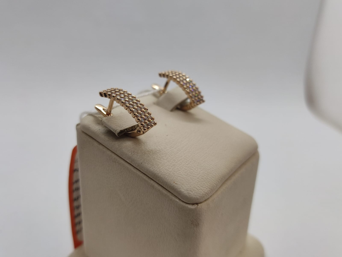 СЕРЬГИ С КАМНЯМИ (Au 585)