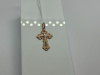 ПОДКБК585 ПОДВЕСКА КРЕСТ БЕЗ КАМНЯ (Au 585)