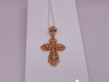 ПОДКБК585 ПОДВЕСКА КРЕСТ БЕЗ КАМНЯ (Au 585)
