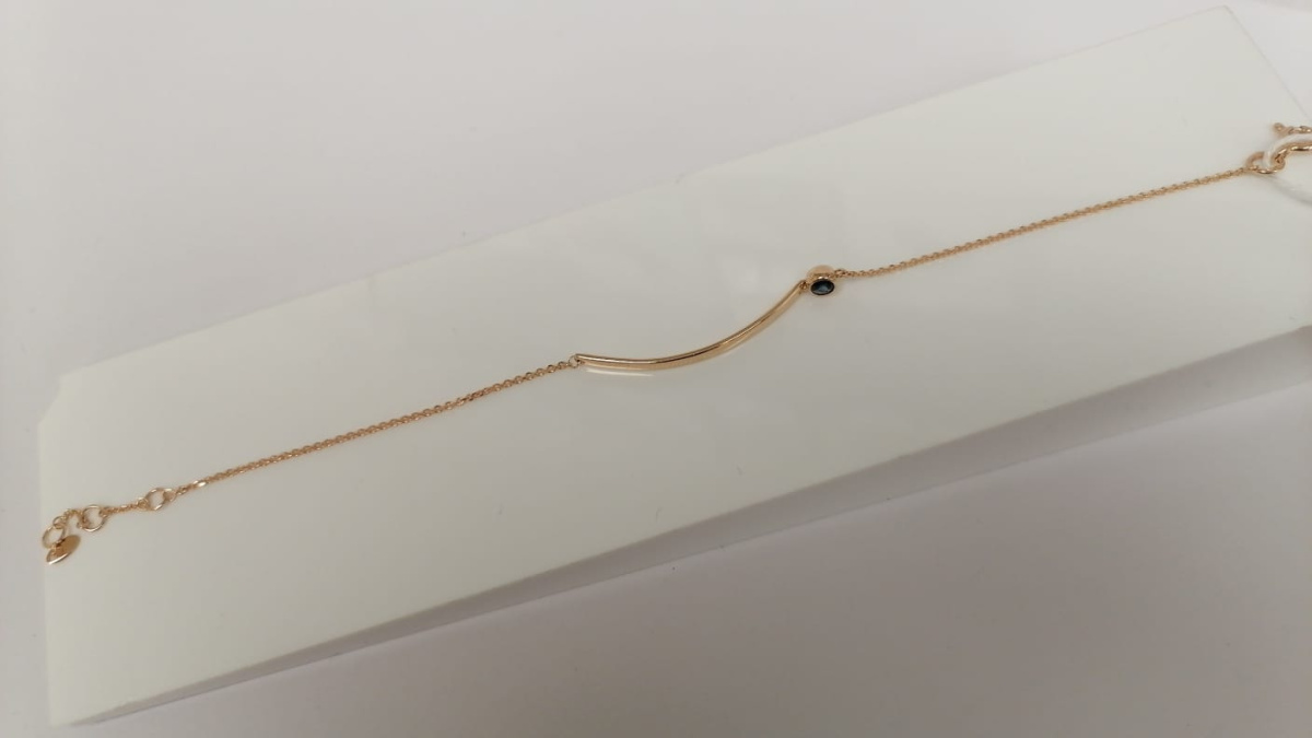 БРАСЛЕТ С КАМНЕМ (Au 585)