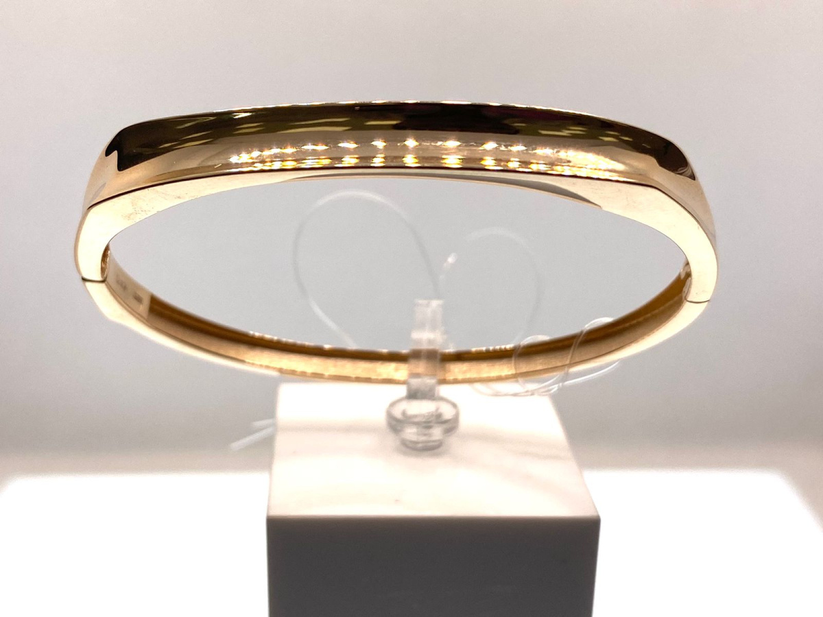 БРАСЛЕТ ЖЕСТКИЙ без камня (Au 585)