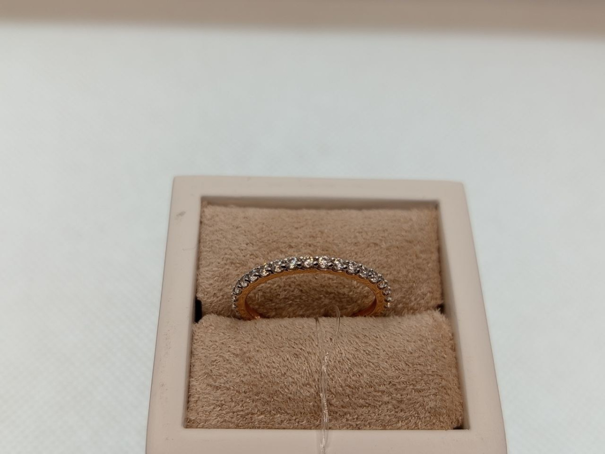 КОЛЬЦО С КАМНЯМИ (Au 585)