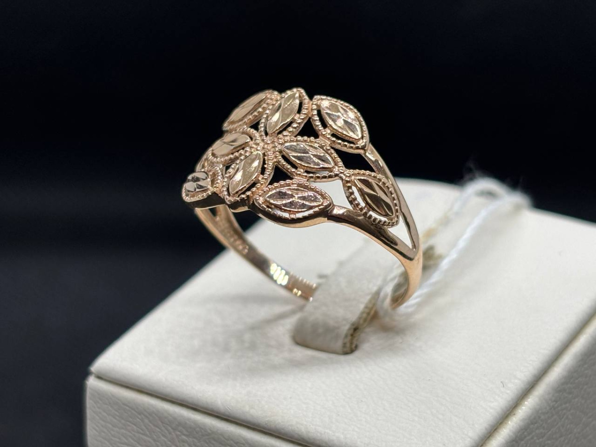 КОЛБКМ375 КОЛЬЦО БЕЗ КАМНЯ (Au 375)